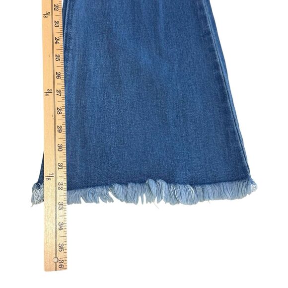 Kancan Womens Sian High Rise Flare Jeans 9/29 Med Wash Hippie Boho Western Y2K - Picture 6 of 7